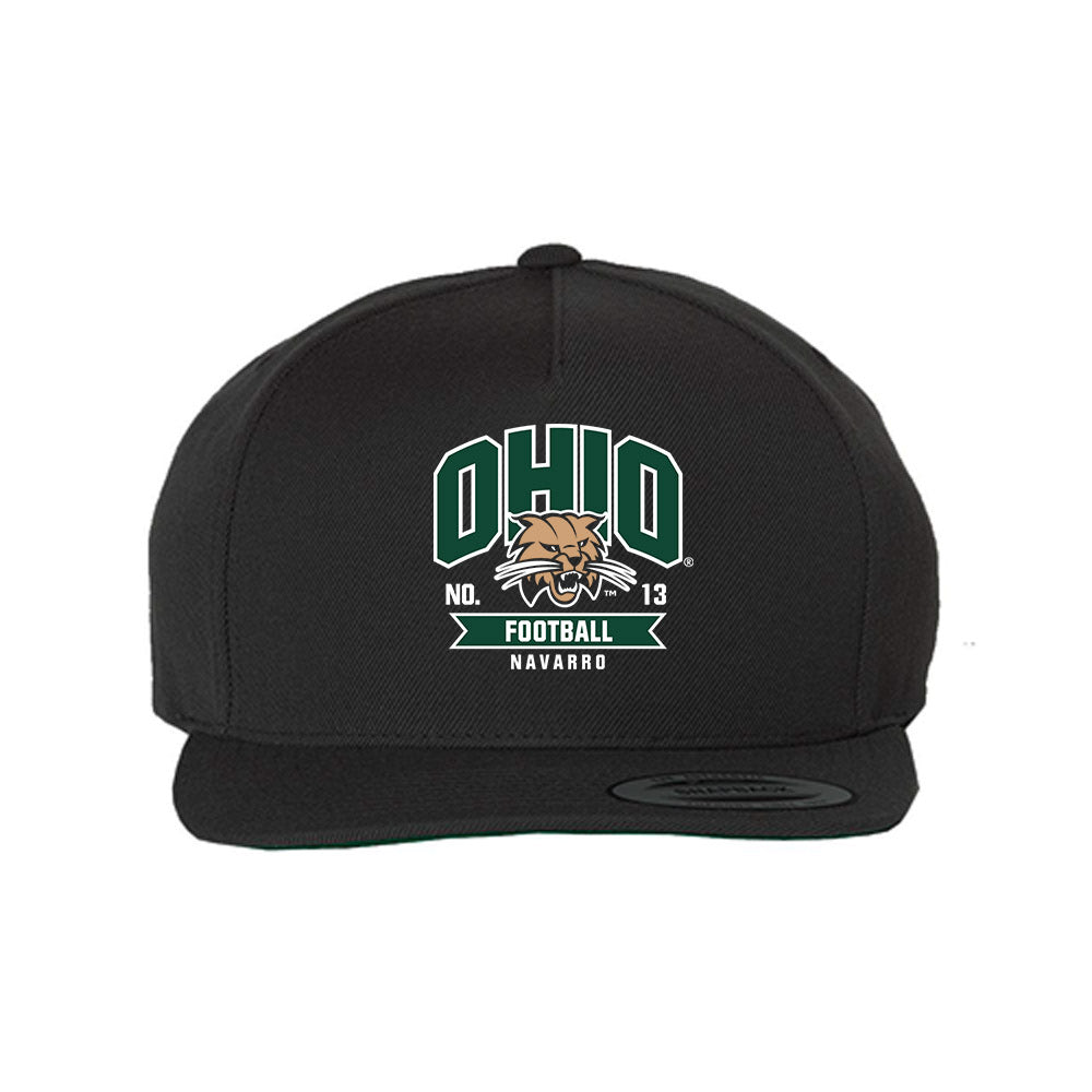 Ohio - NCAA Football : Parker Navarro - Snapback Hat-0