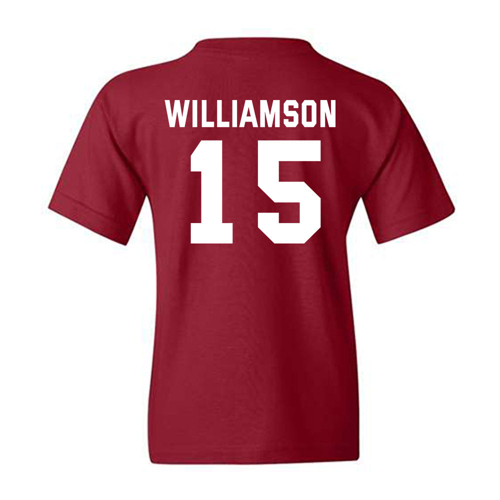Alabama - NCAA Men's Basketball : Noah Williamson - Youth T-Shirt-1