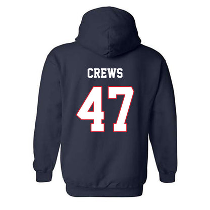 Fresno State - NCAA Baseball : Hayden Crews - Sports Shersey Hooded Sweatshirt-1