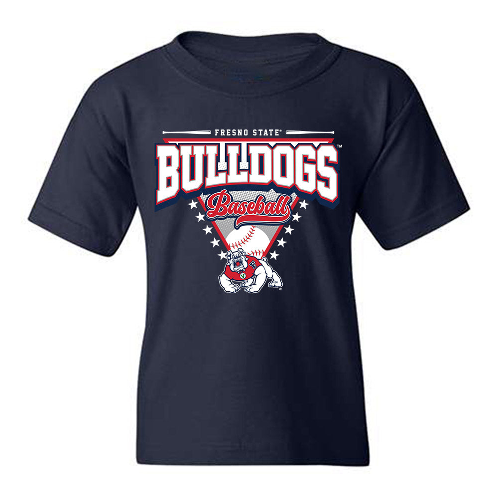 Fresno State - NCAA Baseball : Hayden Crews - Sports Shersey Youth T-Shirt-0