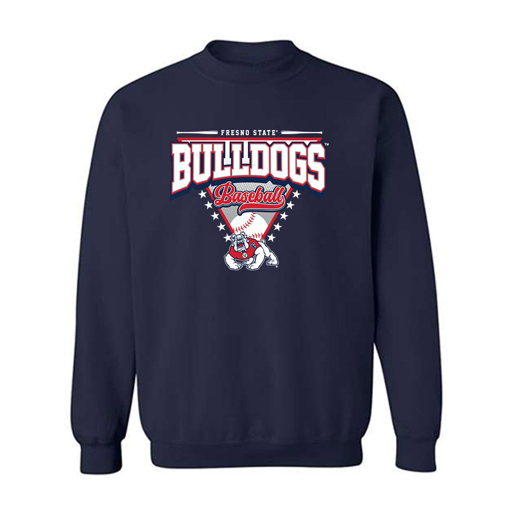 Fresno State - NCAA Baseball : Wyatt Thornbury - Sports Shersey Crewneck Sweatshirt-0