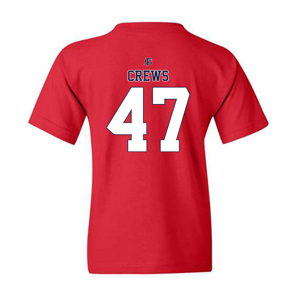 Fresno State - NCAA Baseball : Hayden Crews - Sports Shersey Youth T-Shirt-1