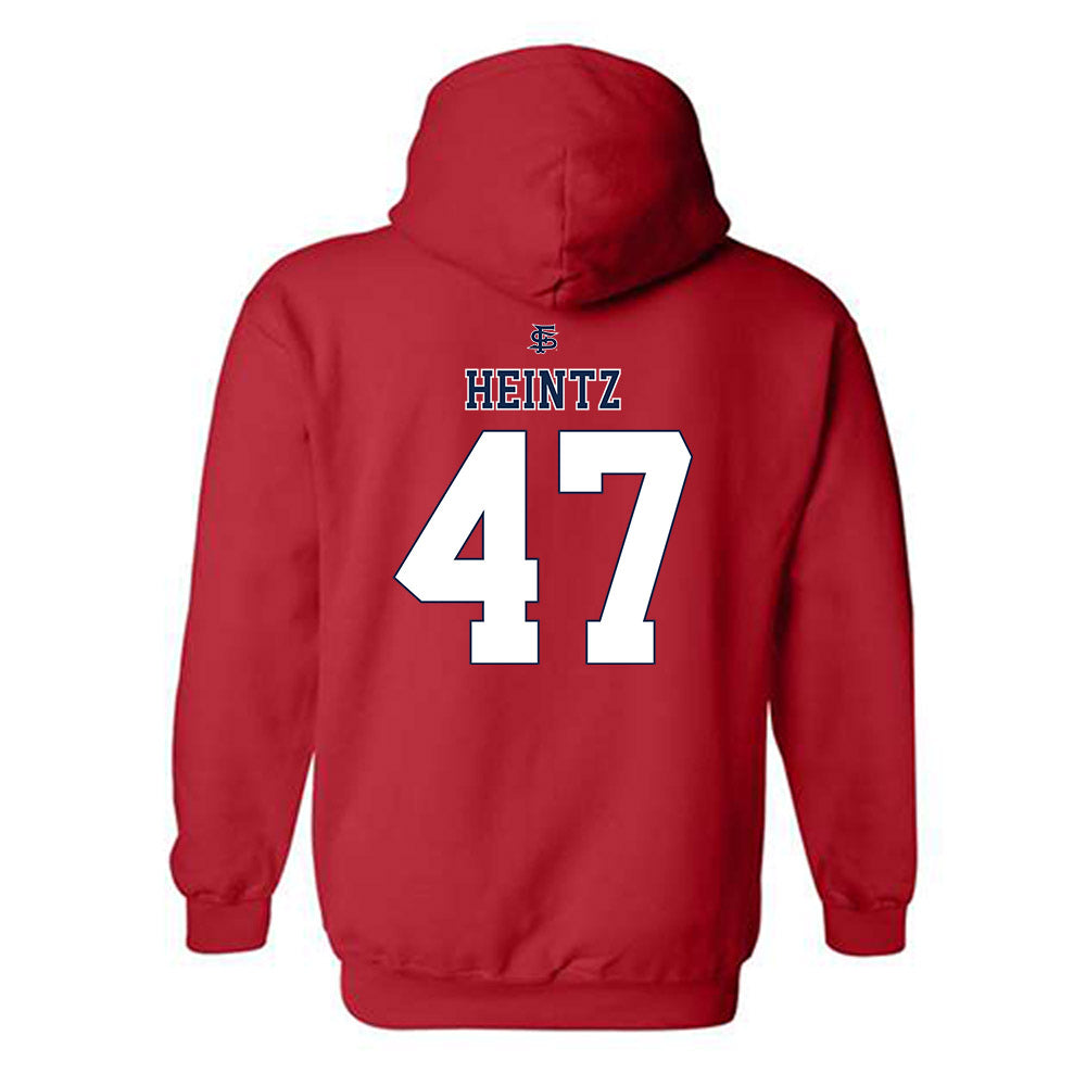 Fresno State - NCAA Baseball : Parker Heintz - Sports Shersey Hooded Sweatshirt-1