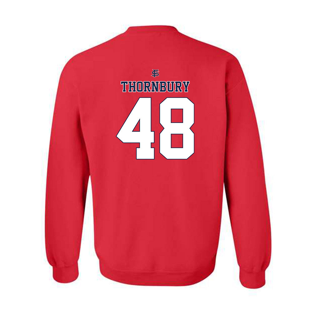 Fresno State - NCAA Baseball : Wyatt Thornbury - Sports Shersey Crewneck Sweatshirt-1