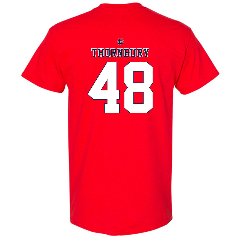 Fresno State - NCAA Baseball : Wyatt Thornbury - Sports Shersey T-Shirt-1