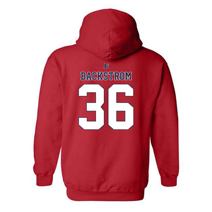 Fresno State - NCAA Baseball : Hunter Backstrom - Sports Shersey Hooded Sweatshirt