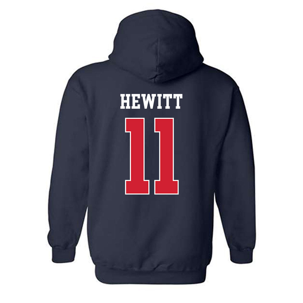 Fresno State - NCAA Baseball : Brady Hewitt - Classic Shersey Hooded Sweatshirt-1