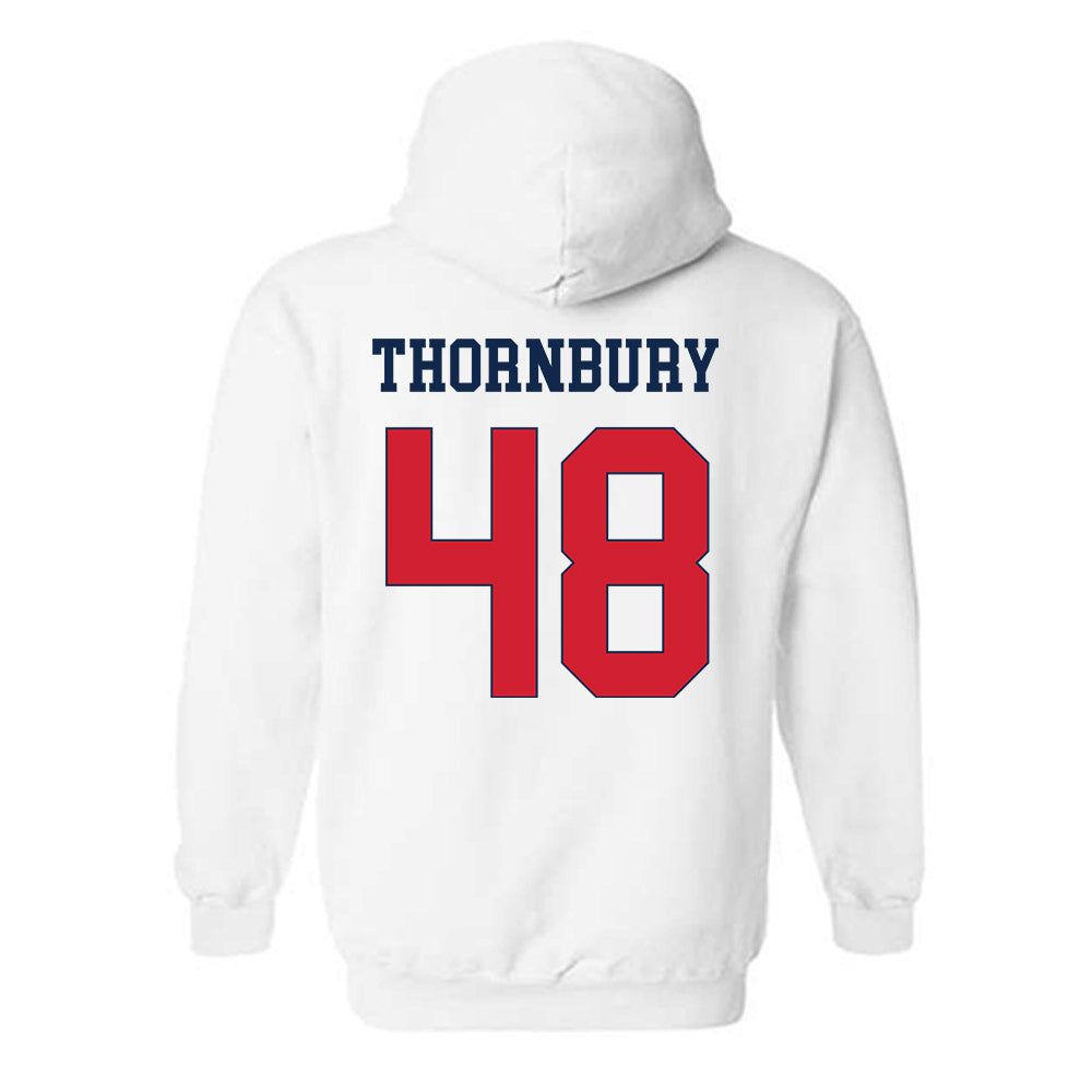 Fresno State - NCAA Baseball : Wyatt Thornbury - Classic Shersey Hooded Sweatshirt-1