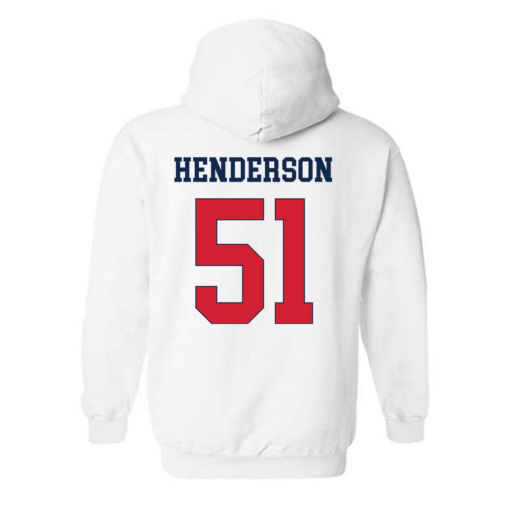Fresno State - NCAA Football : Braylan Henderson - Classic Shersey Hooded Sweatshirt-1