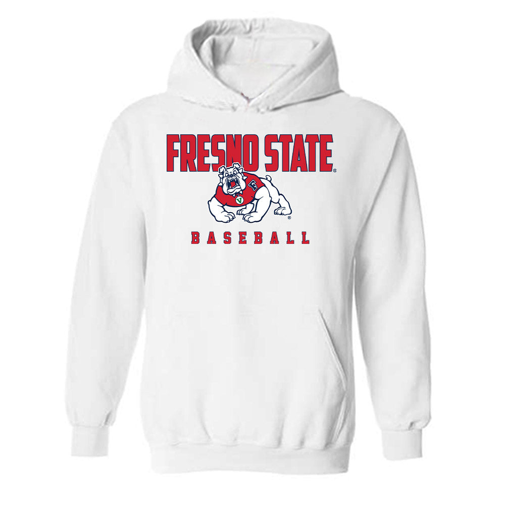 Fresno State - NCAA Baseball : Wyatt Thornbury - Classic Shersey Hooded Sweatshirt-0