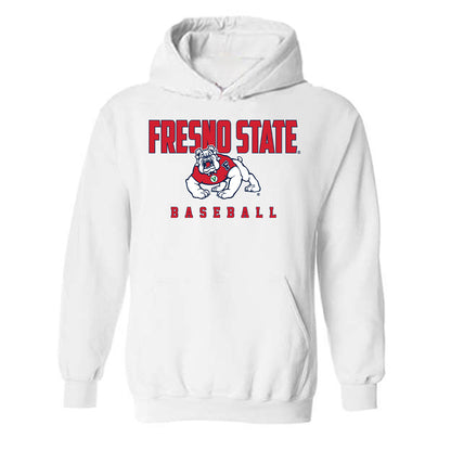 Fresno State - NCAA Baseball : Wyatt Thornbury - Classic Shersey Hooded Sweatshirt-0