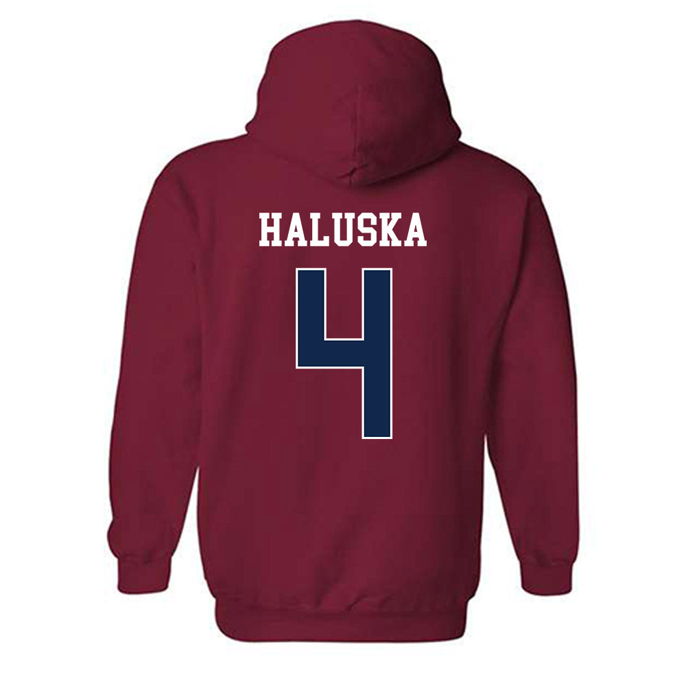Fresno State - NCAA Women's Volleyball : Addison Haluska - Classic Shersey Hooded Sweatshirt-1
