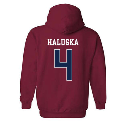 Fresno State - NCAA Women's Volleyball : Addison Haluska - Classic Shersey Hooded Sweatshirt-1
