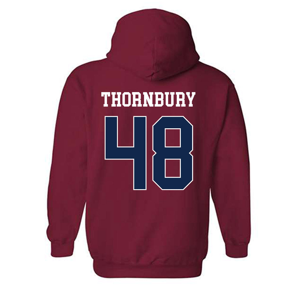 Fresno State - NCAA Baseball : Wyatt Thornbury - Classic Shersey Hooded Sweatshirt-1