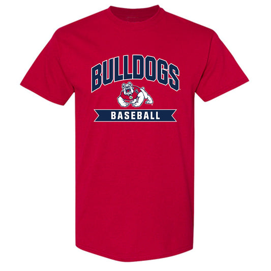 Fresno State - NCAA Baseball : Douglas Crystal - Classic Shersey T-Shirt-0