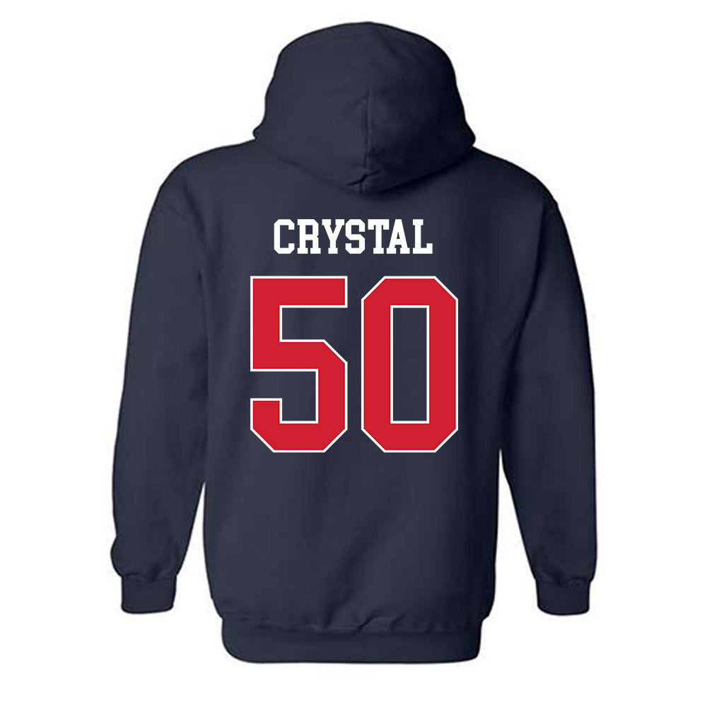 Fresno State - NCAA Baseball : Douglas Crystal - Classic Shersey Hooded Sweatshirt-1