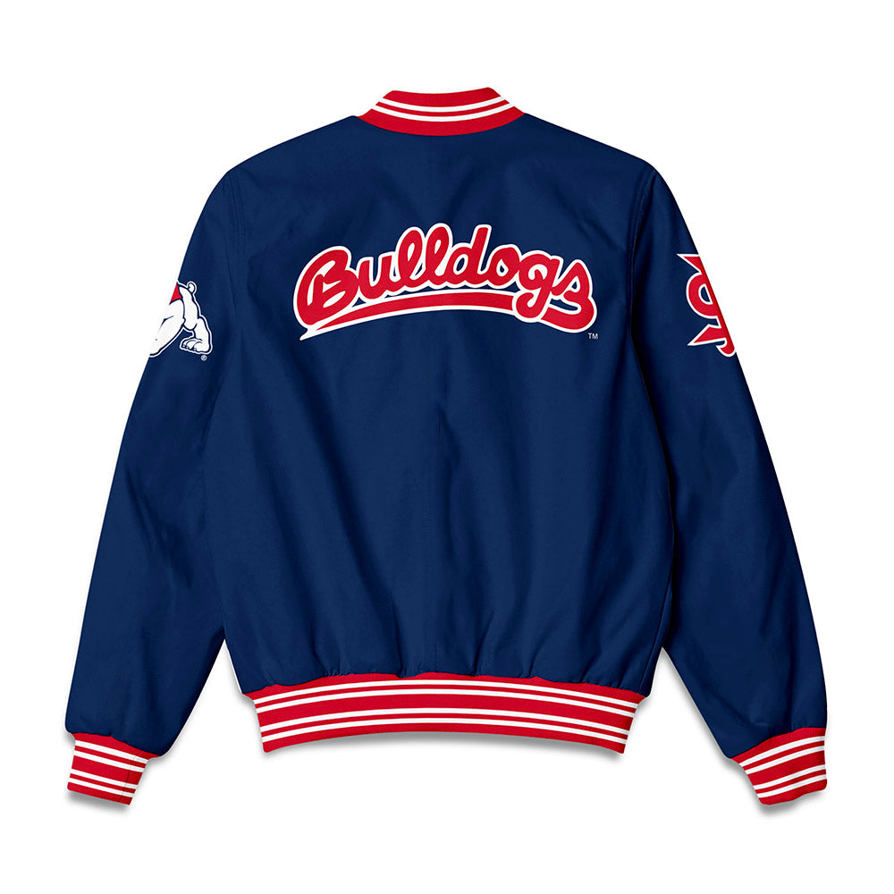 Fresno State - NCAA Men's Basketball : Jasir Tremble - Bomber Jacket-1