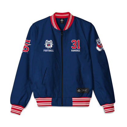 Fresno State - NCAA Football : Brandon Ramirez - Bomber Jacket-0