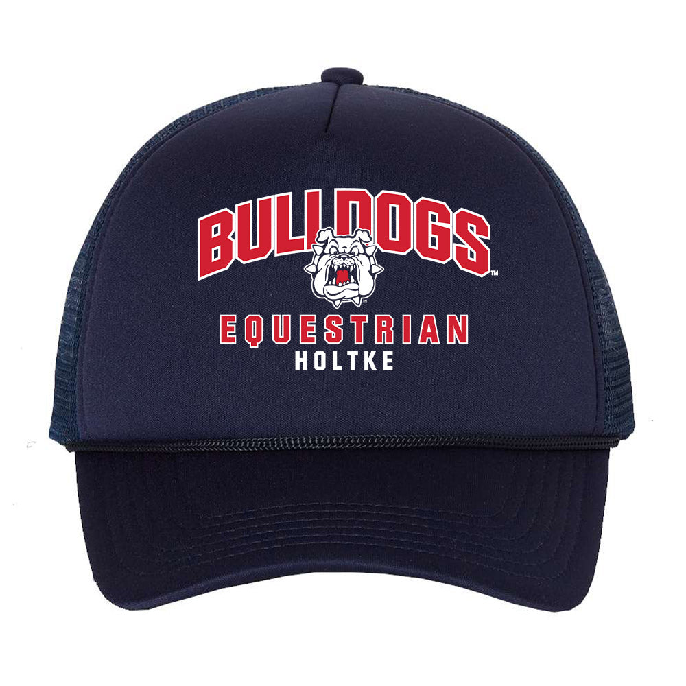 Fresno State - NCAA Equestrian : Charlotte Holtke - Trucker Hat-0