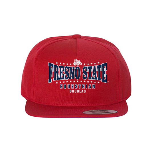 Fresno State - NCAA Equestrian : Maya Douglas - Snapback Hat-0