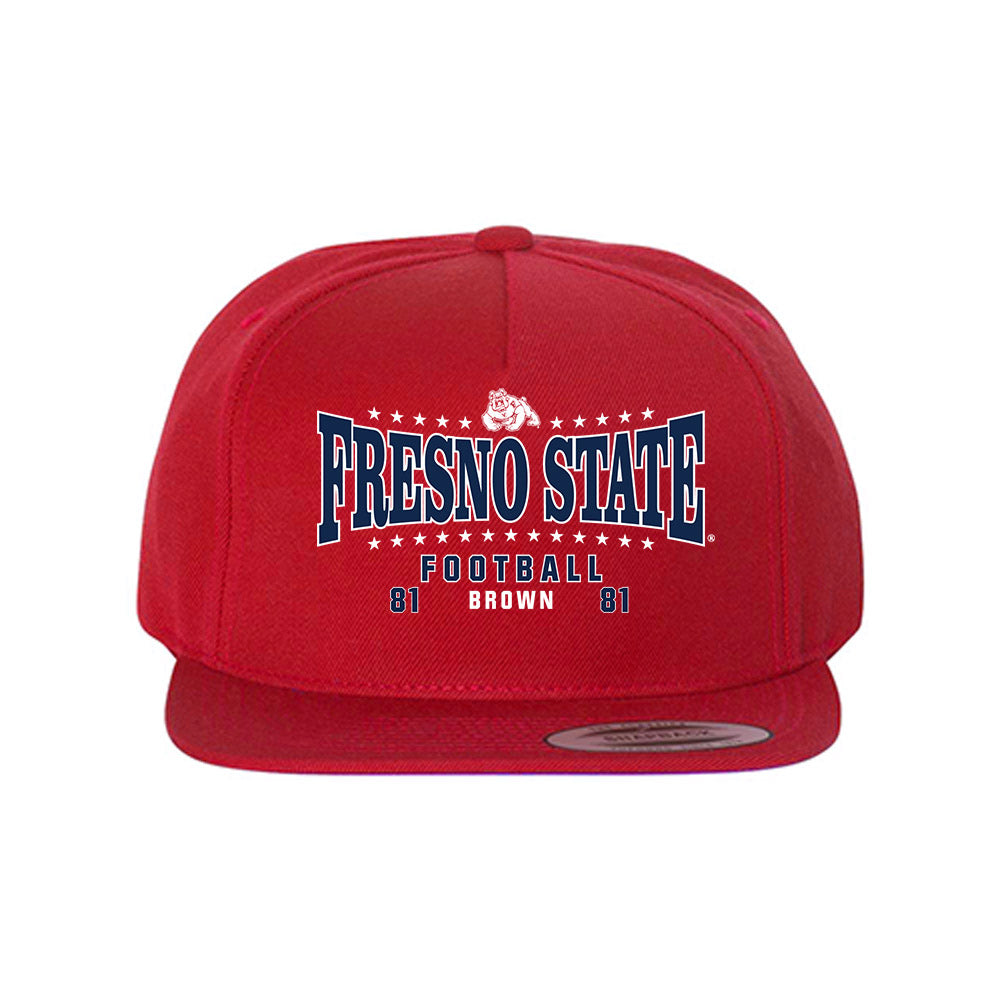 Fresno State - NCAA Football : Jordan Brown - Snapback Hat-0