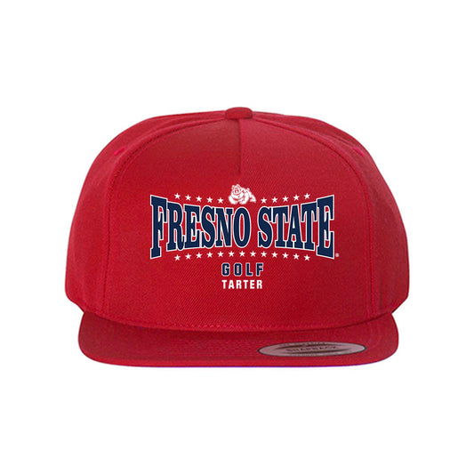 Fresno State - NCAA Men's Golf : Zackary Tarter - Snapback Hat-0