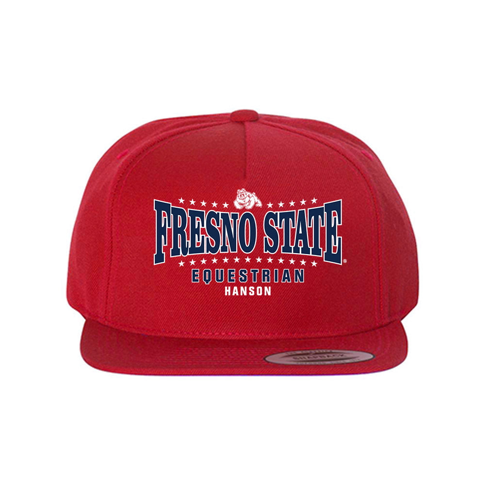 Fresno State - NCAA Equestrian : Emma Hanson - Snapback Hat-0