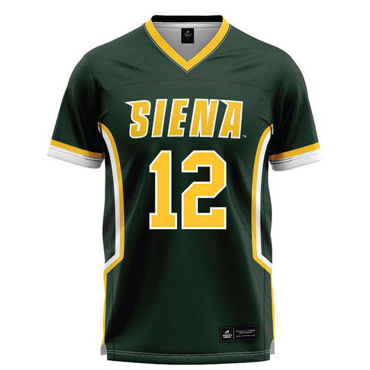Siena - NCAA Women's Lacrosse : Hailey Deptula - Green Lacrosse Jersey-0