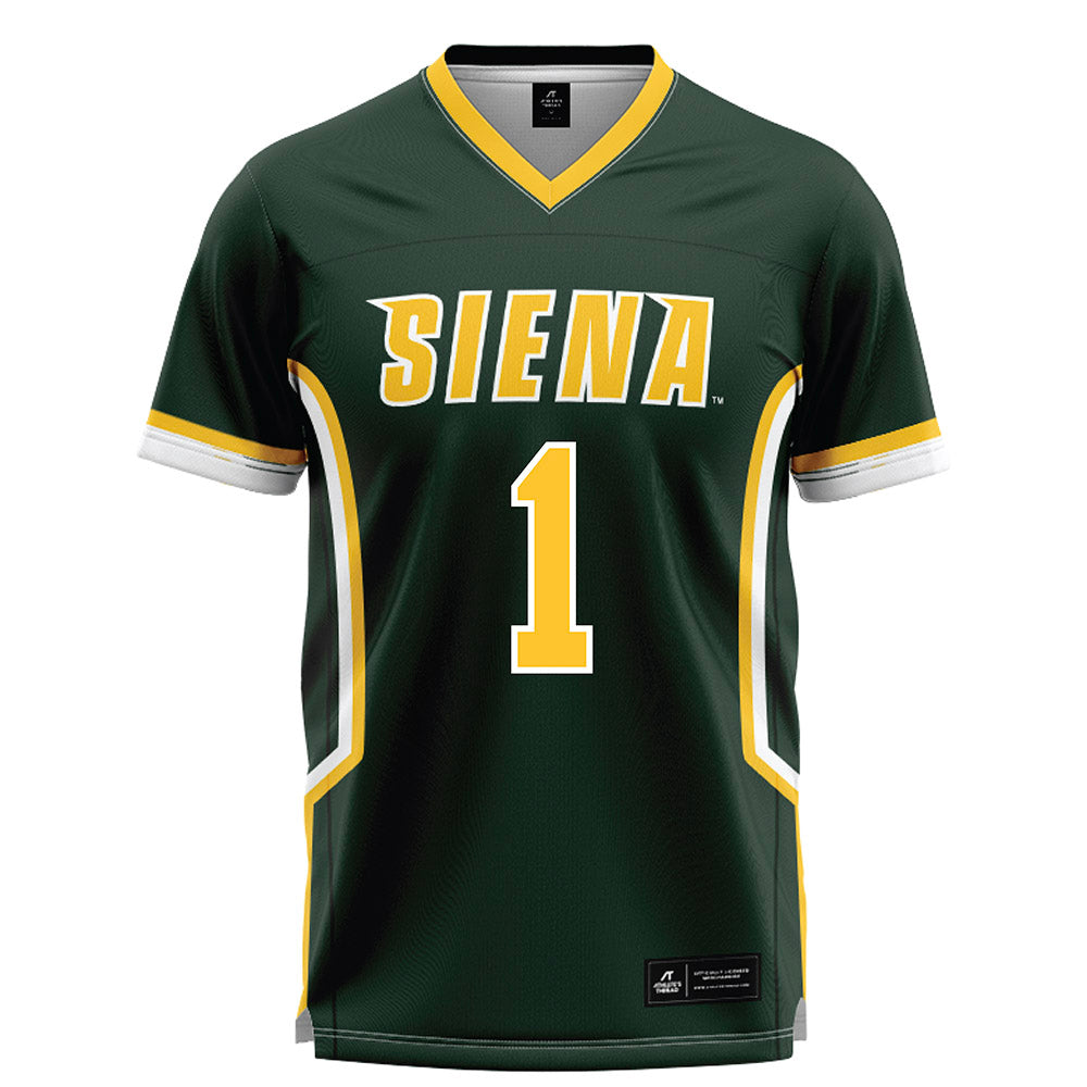 Siena - NCAA Women's Lacrosse : Samantha Spieler - Green Lacrosse Jersey