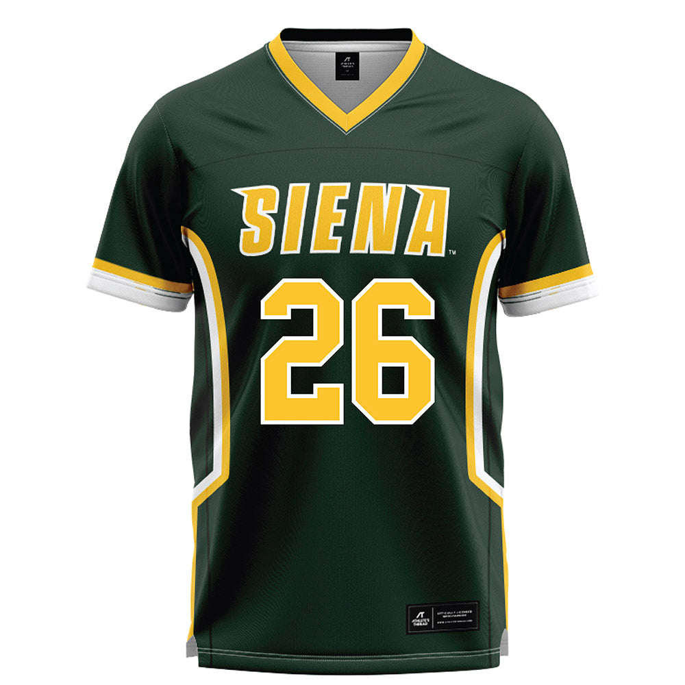 Siena - NCAA Women's Lacrosse : Shay Romero - Green Lacrosse Jersey-0