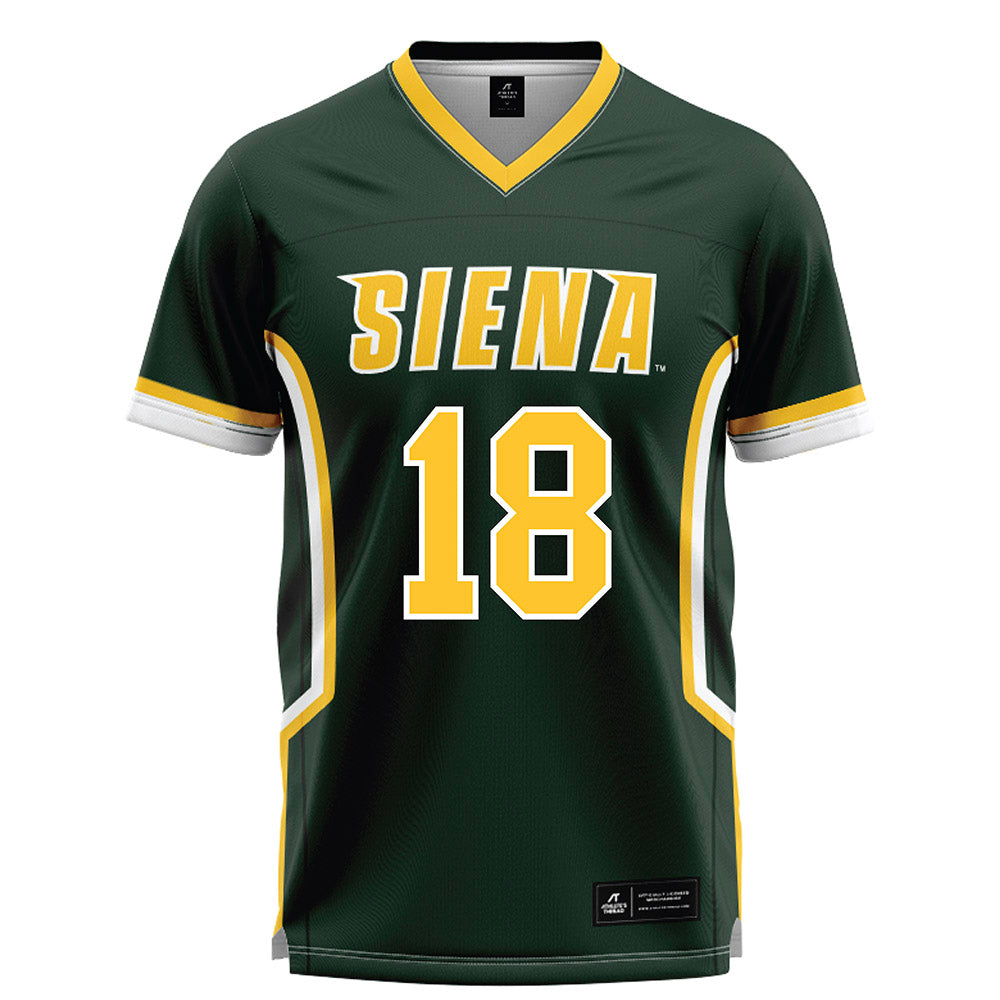 Siena - NCAA Women's Lacrosse : Kaitlin Bogucki - Green Lacrosse Jersey-0