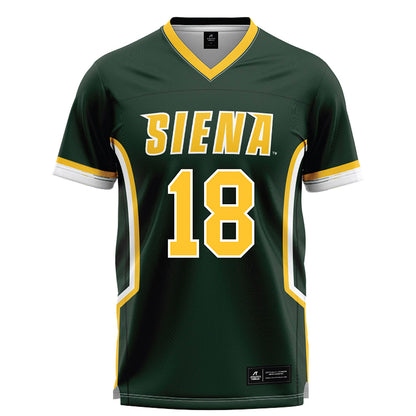 Siena - NCAA Women's Lacrosse : Kaitlin Bogucki - Green Lacrosse Jersey-0