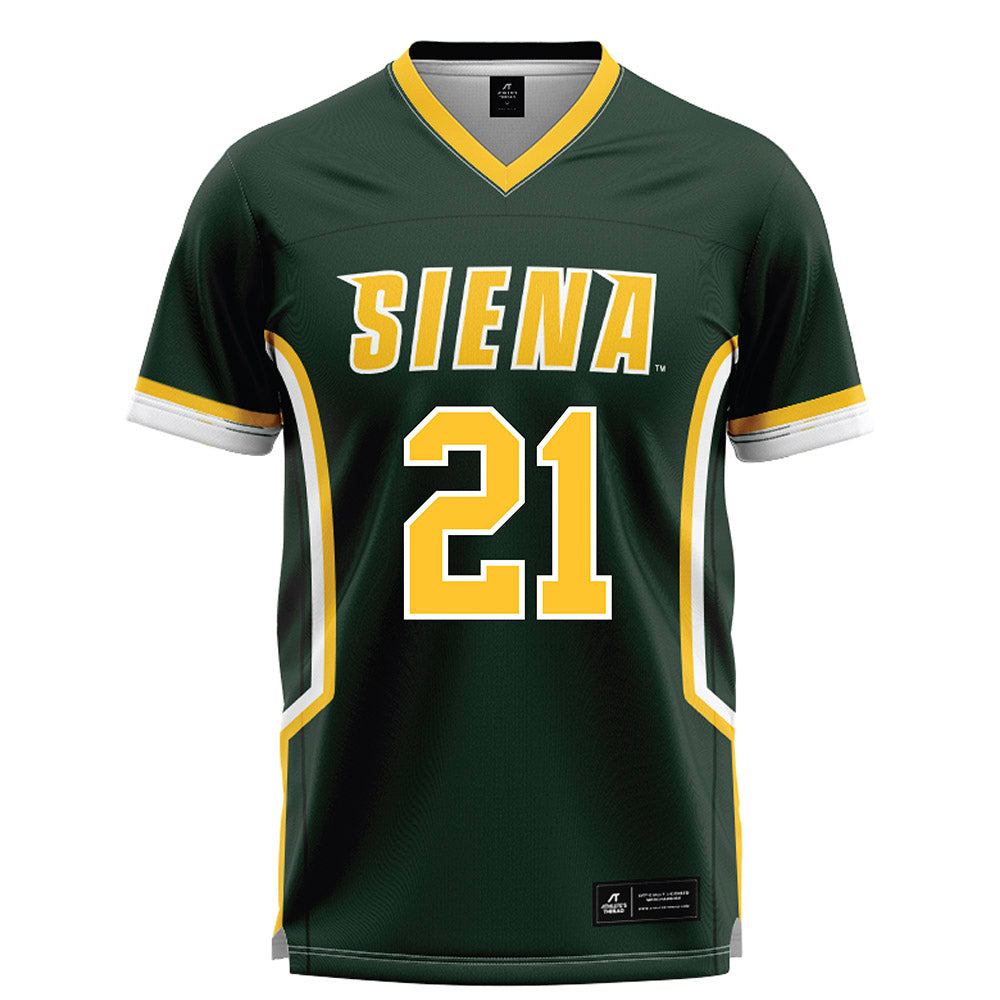 Siena - NCAA Women's Lacrosse : Cassidy Morrow - Green Lacrosse Jersey-0