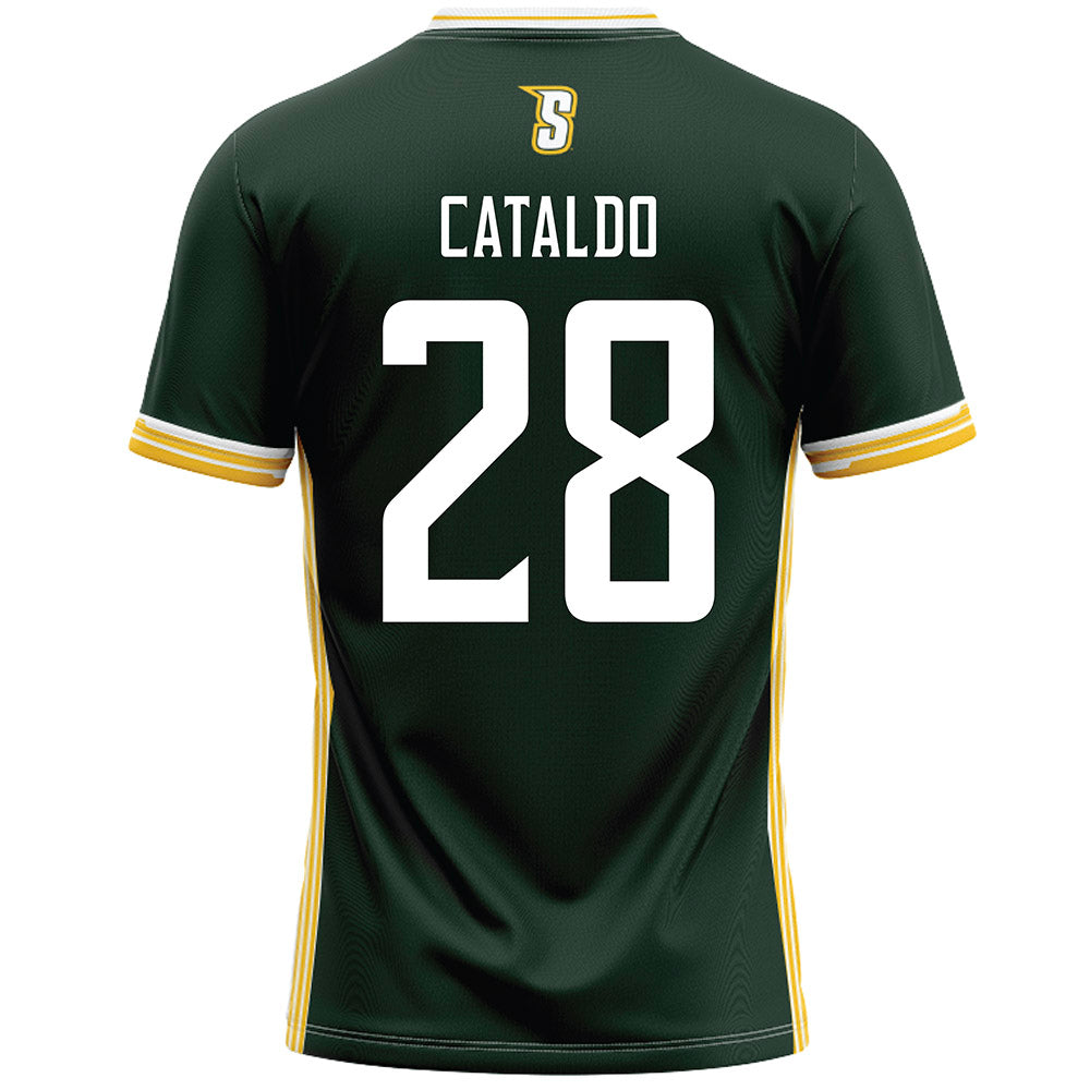 Siena - NCAA Men's Lacrosse : Leo Cataldo - Green Lacrosse Jersey -1