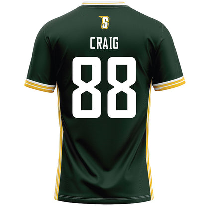 Siena - NCAA Men's Lacrosse : Daniel Craig - Green Lacrosse Jersey -1