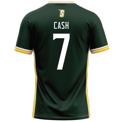 Siena - NCAA Men's Lacrosse : Logan Cash - Green Lacrosse Jersey -1