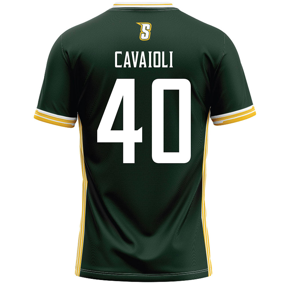 Siena - NCAA Men's Lacrosse : Jack Cavaioli - Green Lacrosse Jersey -1