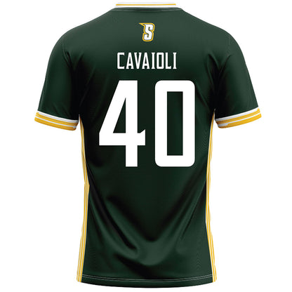 Siena - NCAA Men's Lacrosse : Jack Cavaioli - Green Lacrosse Jersey -1