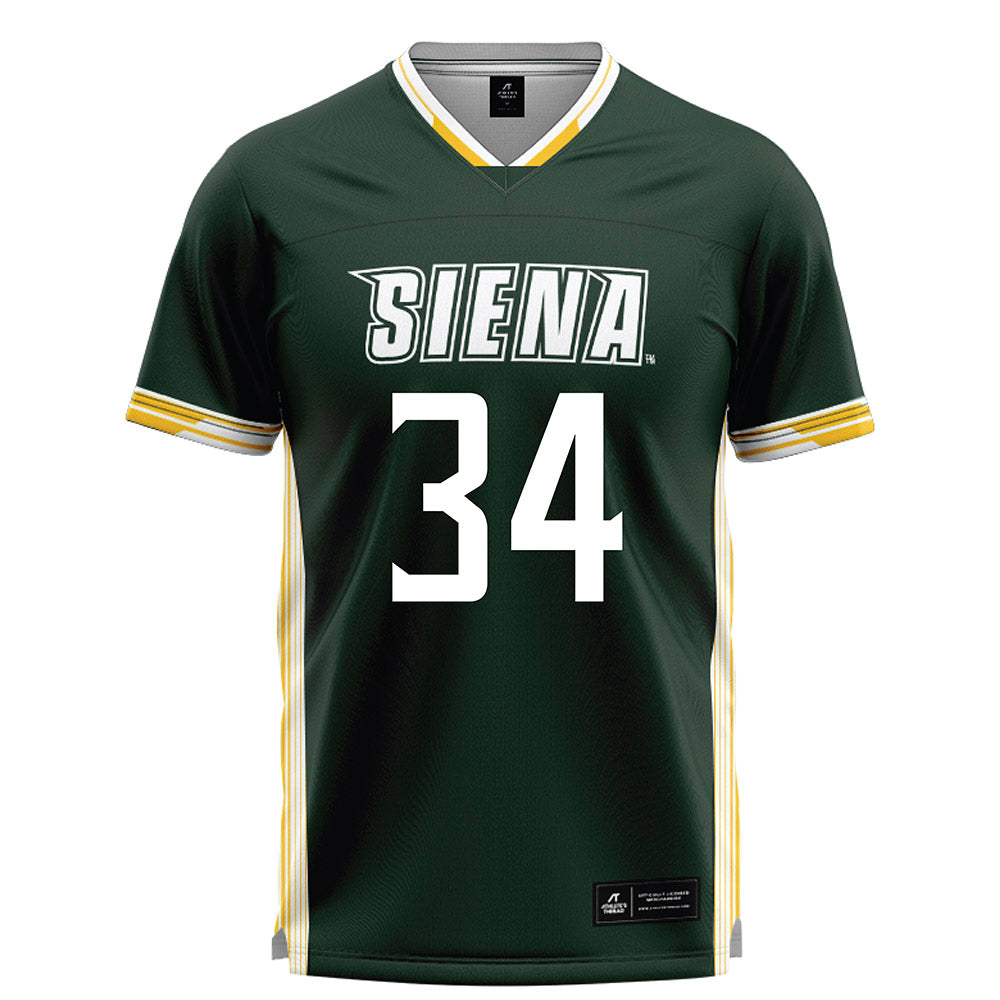 Siena - NCAA Men's Lacrosse : Caden Padelford - Green Lacrosse Jersey -0