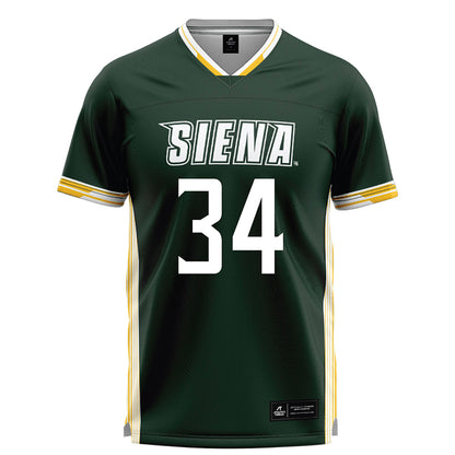 Siena - NCAA Men's Lacrosse : Caden Padelford - Green Lacrosse Jersey -0