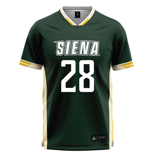 Siena - NCAA Men's Lacrosse : Leo Cataldo - Green Lacrosse Jersey -0