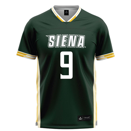 Siena - NCAA Men's Lacrosse : Vito DeBellis - Green Lacrosse Jersey -0