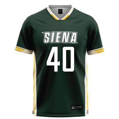 Siena - NCAA Men's Lacrosse : Jack Cavaioli - Green Lacrosse Jersey -0