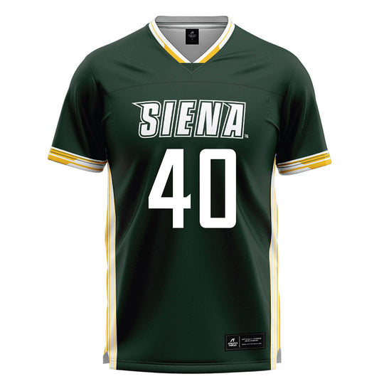 Siena - NCAA Men's Lacrosse : Jack Cavaioli - Green Lacrosse Jersey -0