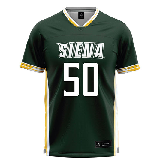 Siena - NCAA Men's Lacrosse : Johnny Accardo - Green Lacrosse Jersey -0