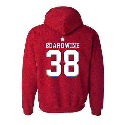 South Alabama - NCAA Baseball : Sam Boardwine - Sports Shersey Hooded Sweatshirt-1