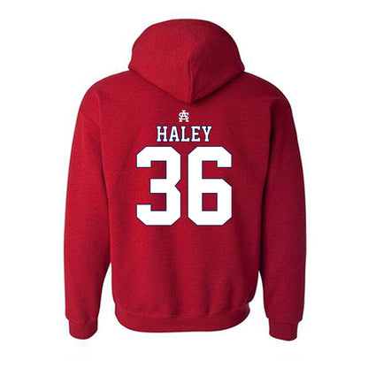 South Alabama - NCAA Baseball : Jacob Haley - Sports Shersey Hooded Sweatshirt-1