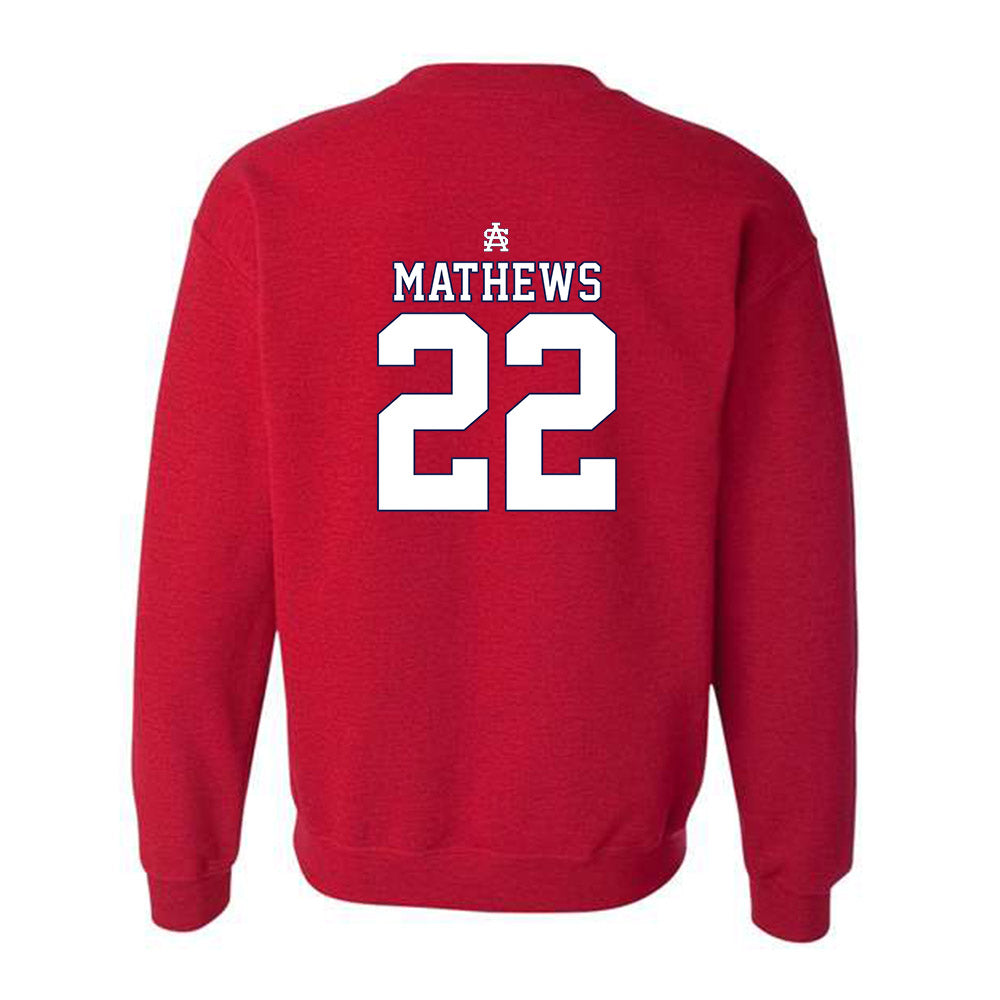 South Alabama - NCAA Baseball : Duncan Mathews - Sports Shersey Crewneck Sweatshirt-1