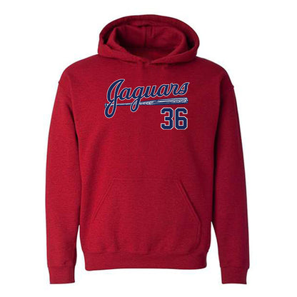 South Alabama - NCAA Baseball : Jacob Haley - Sports Shersey Hooded Sweatshirt-0