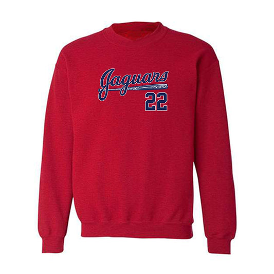 South Alabama - NCAA Baseball : Duncan Mathews - Sports Shersey Crewneck Sweatshirt-0